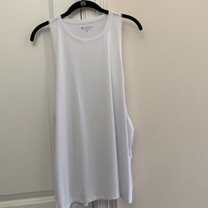 Athleta Essence Mesh Details Tank white Medium New
